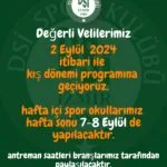 2024- 2025 Sezonu Açılışı