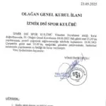 33. Olağan Genel Kurul Duyurusu